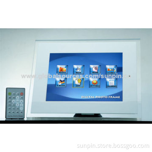Multifunction Digital Photo Frame with 800*480P Resolution